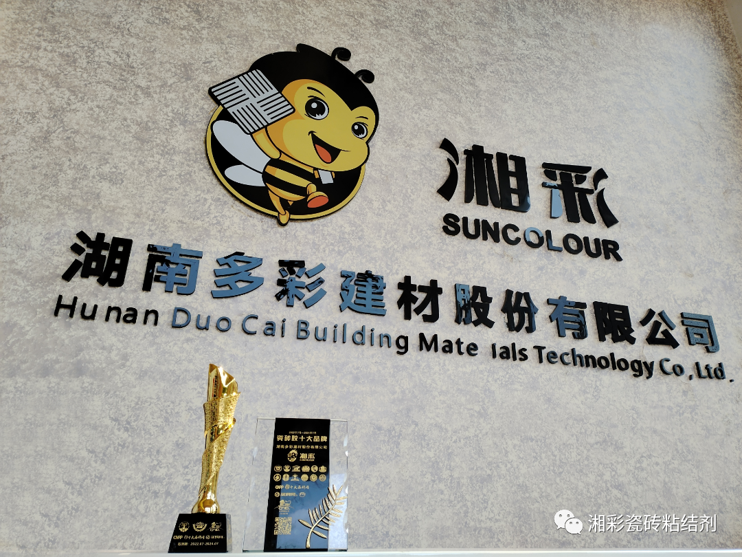 喜訊！湘彩蟬聯(lián)“2023年瓷磚膠十大品牌”